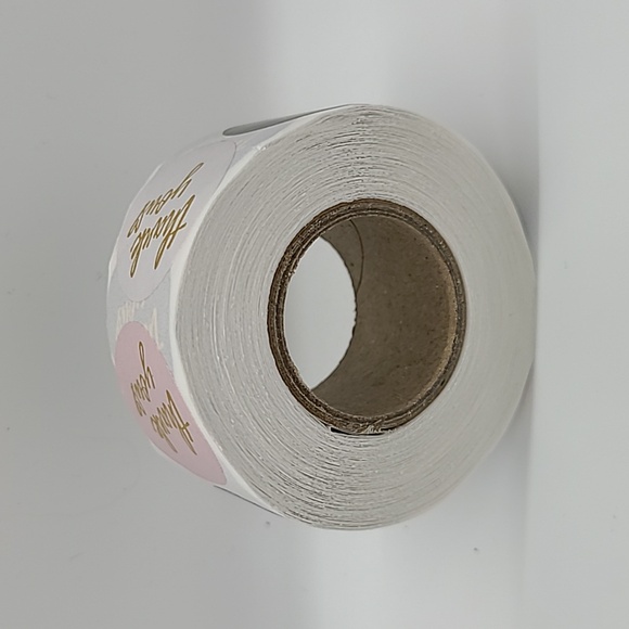 500 Thank You Stickers, 1 Inch, NWT - Picture 3 of 5